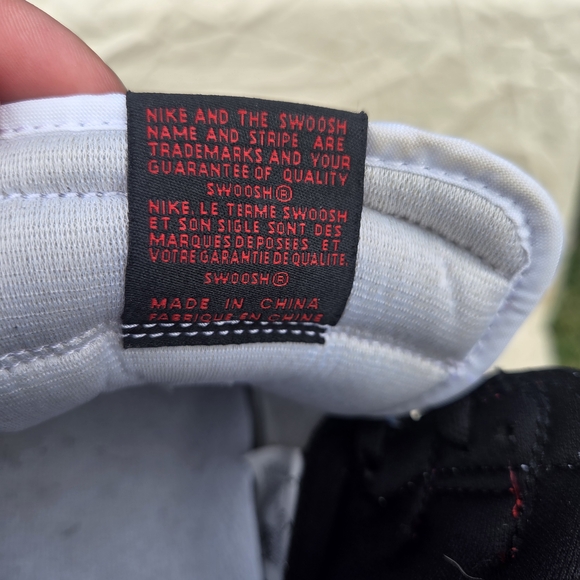 Jordan 1's Nike Air Jordan High Top Sneakers - Red and White - Picture 9 of 10